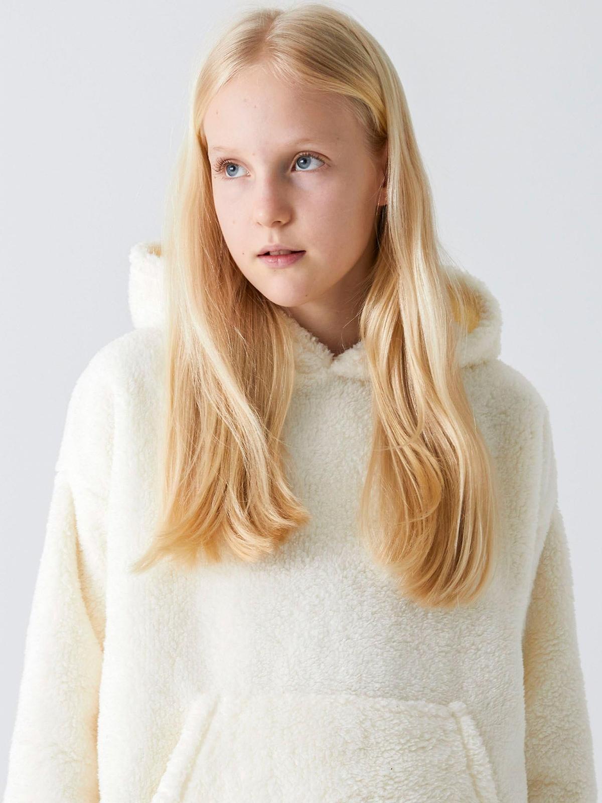 Толстовка LTB Jeans Toyaya для девочек, размер 128 см, белая, фото №5