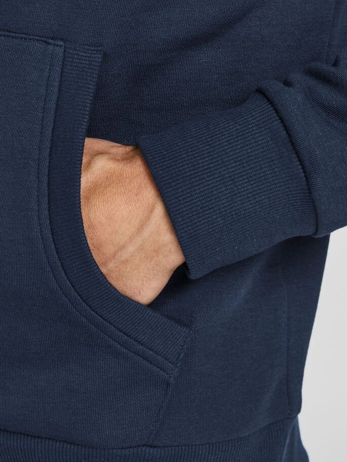 Світшот JJHERRO SWEAT HOOD 12188849-Navy Blazer-Fit:SWEAT Jack&Jones Темно-синій S, фото №4