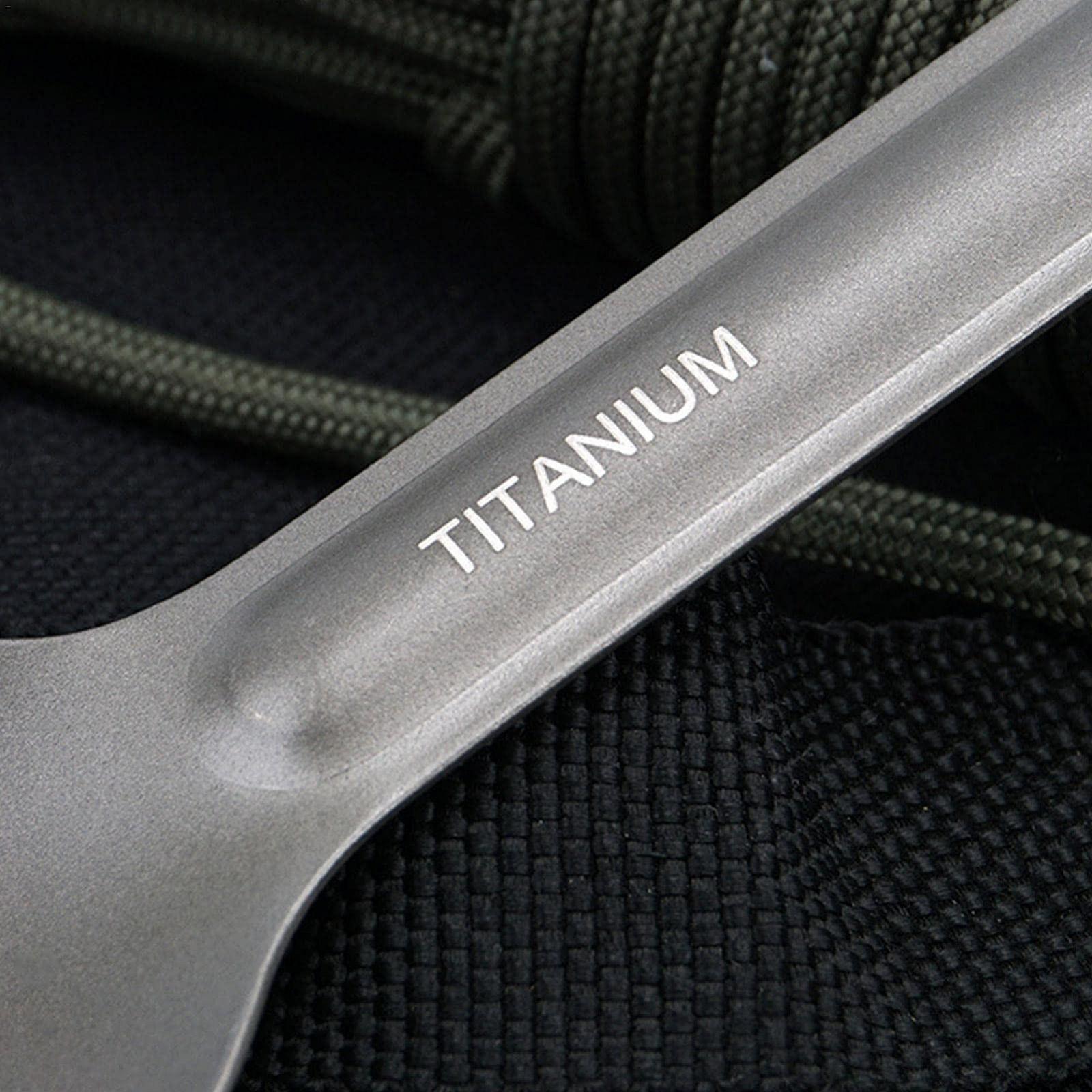 Набір столових приборів Vincente з титану Легкий для кемпінгу, фото №6