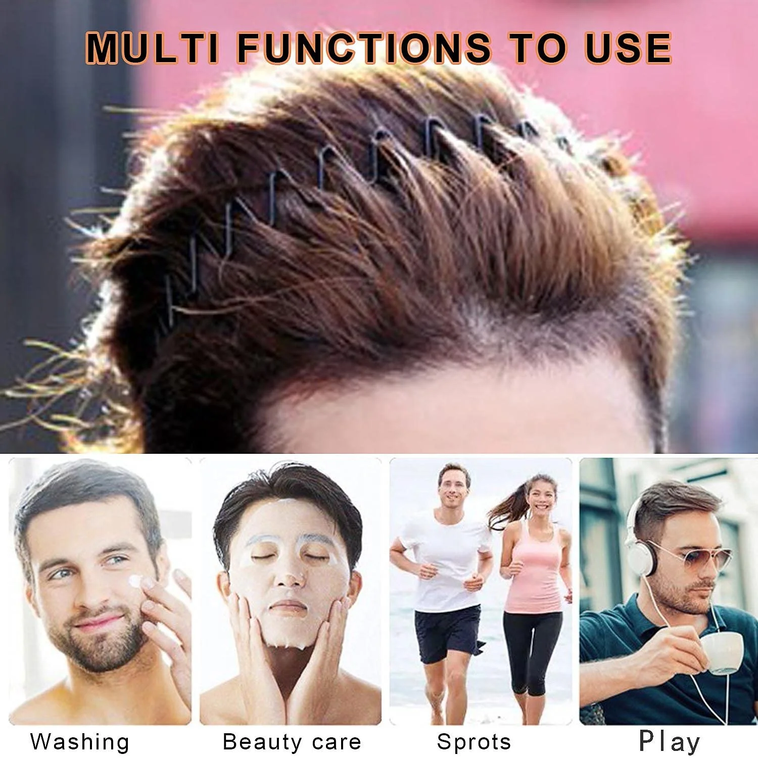 Обруч WantGor Металевий Унісекс Чорний, фото №5