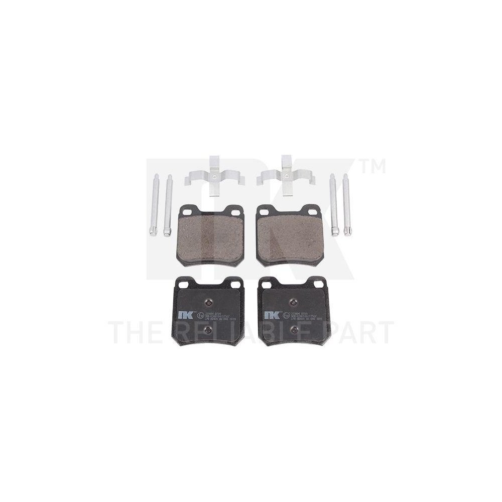 Комплект гальмівних колодок, дискове гальмо NK 223604 для OPEL SAAB VAUXHALL CHEVROLET, фото №1