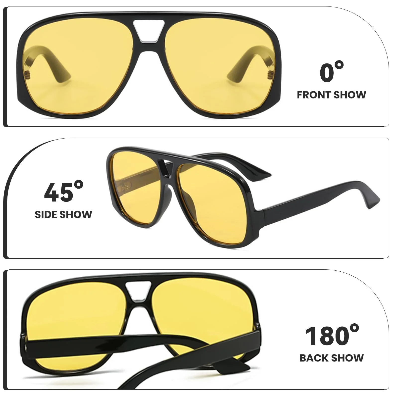 Сонцезахисні окуляри Авіатор CIKJUK Ретро 70-х Вінтажні пілотські Великі, фото №2 Сонцезахисні окуляри Авіатор CIKJUK Ретро 70-х Вінтажні пілотські Великі, фото №2