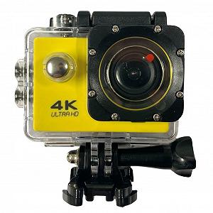 Екшн-камера ZHUTA / 4K / 8MP/  WiFi / 30 м Водонепроникна / Жовта - Фото 1