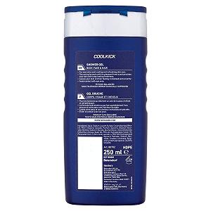 Гель для душу Nivea Bath Care Cooler Kick для чоловіків 250 мл synthetic.ua - Фото 1