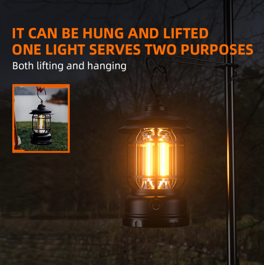 Фонарний табірний акумулятор T51 SuperFire 195 Lumen IP43, фото №4