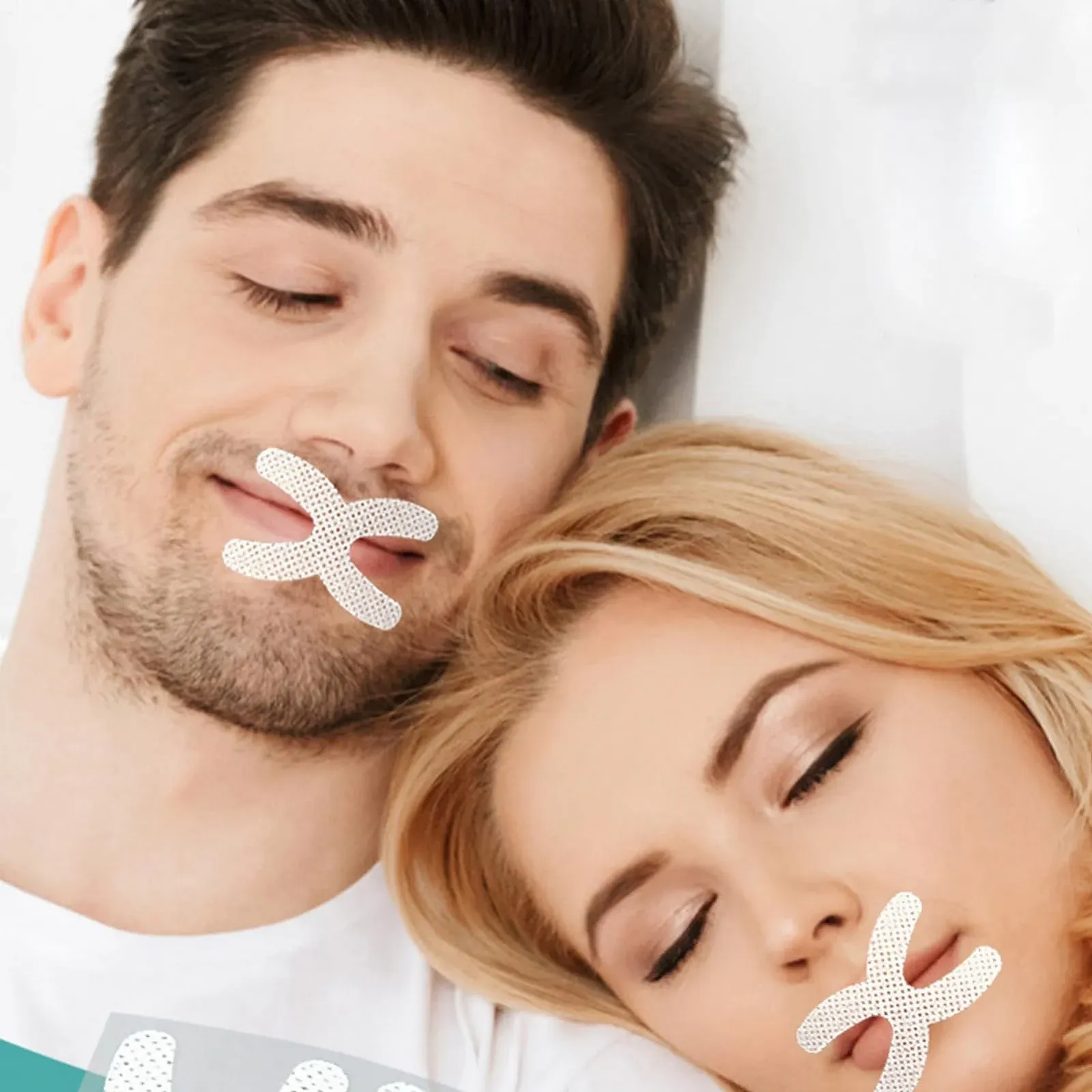 Смужки для сну від хропіння з нетканого матеріалу, 10 шт. U-подібні, фото №2