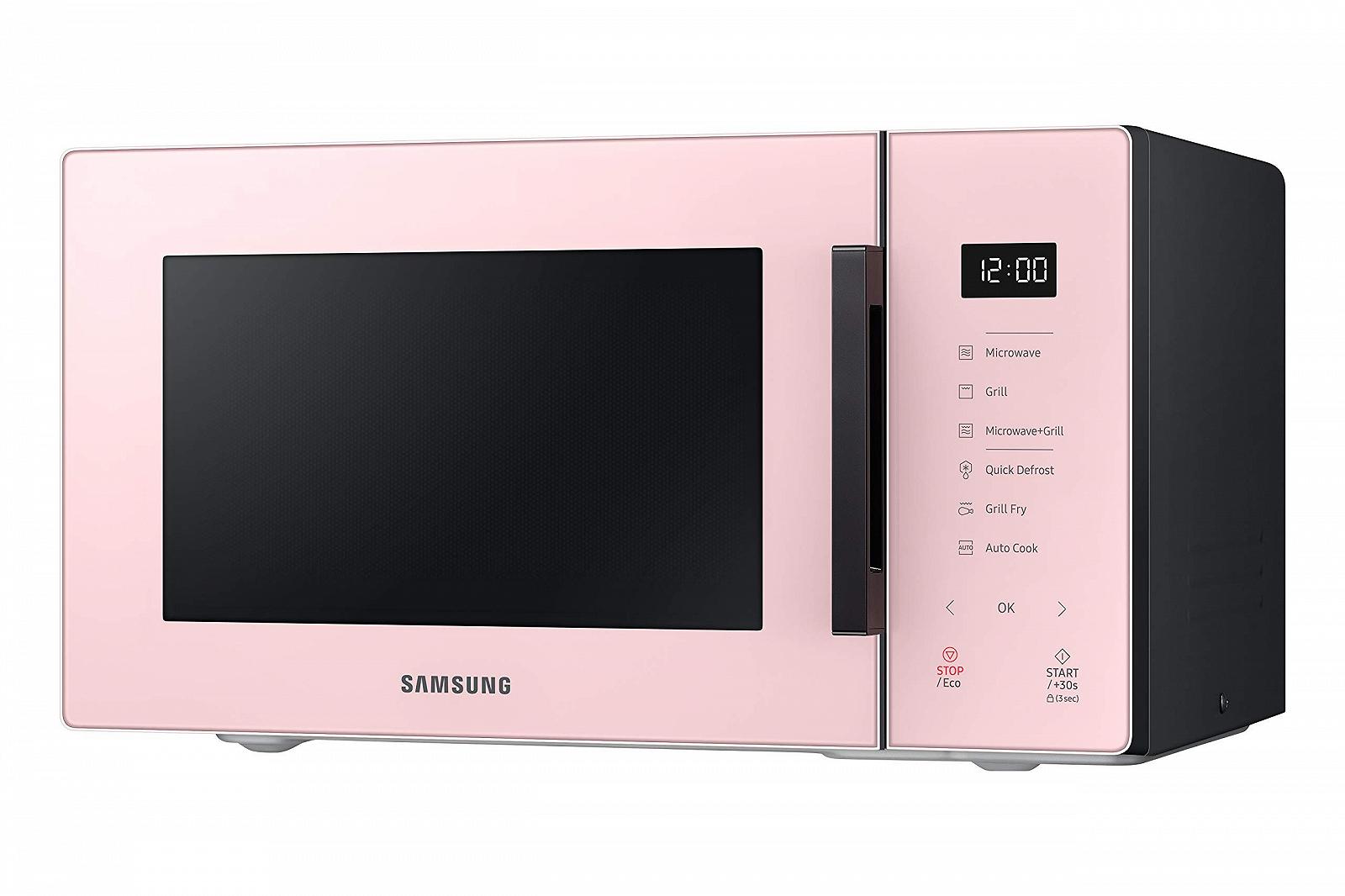 Настольная микроволновая печь Samsung Glass Design MG23T5018CP/ET AirFry 23L 800W 1100W Powder, фото №3 Настольная микроволновая печь Samsung Glass Design MG23T5018CP/ET AirFry 23L 800W 1100W Powder, фото №3