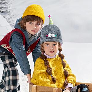 Шапка В'язана Дитяча Зимова Тепла Мила Мультяшна synthetic.ua - Фото 1