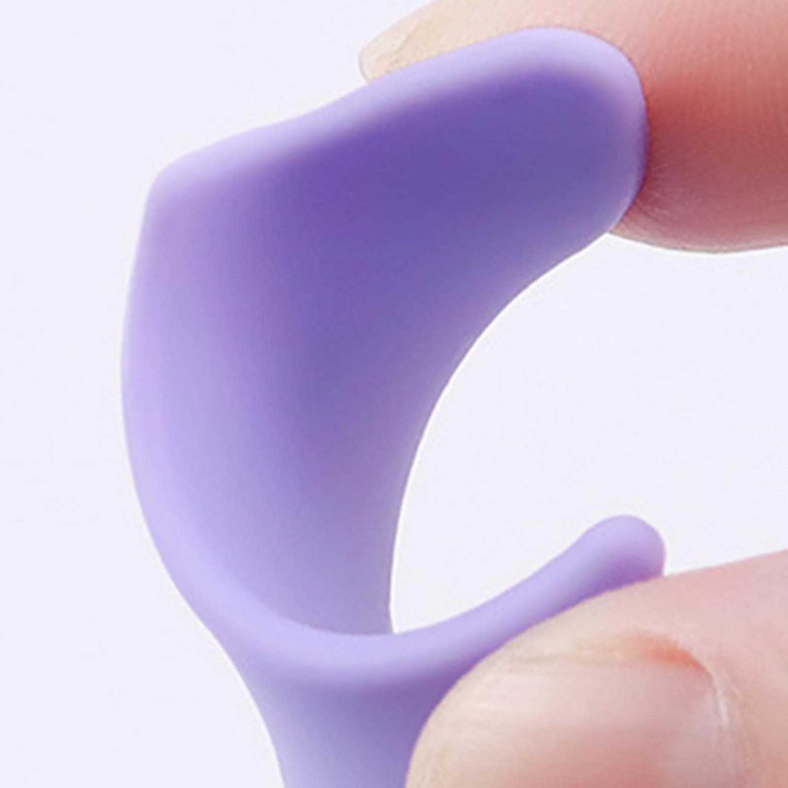 Трафарети для підводки harayaa багаторазові, фіолетові, набір 1 шт., фото №3