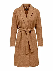 Пальто ONLY Onlemma Long Belt Coatigan OTW synthetic.ua - Фото 1