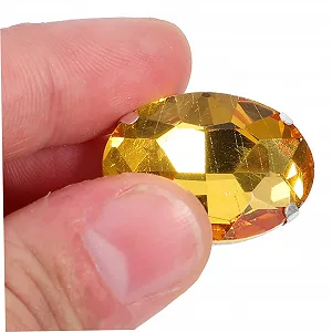 Пришивные стразы Золотые Craft Стеклянные кристаллы Блестящие малые стразы synthetic.ua - Фото 1