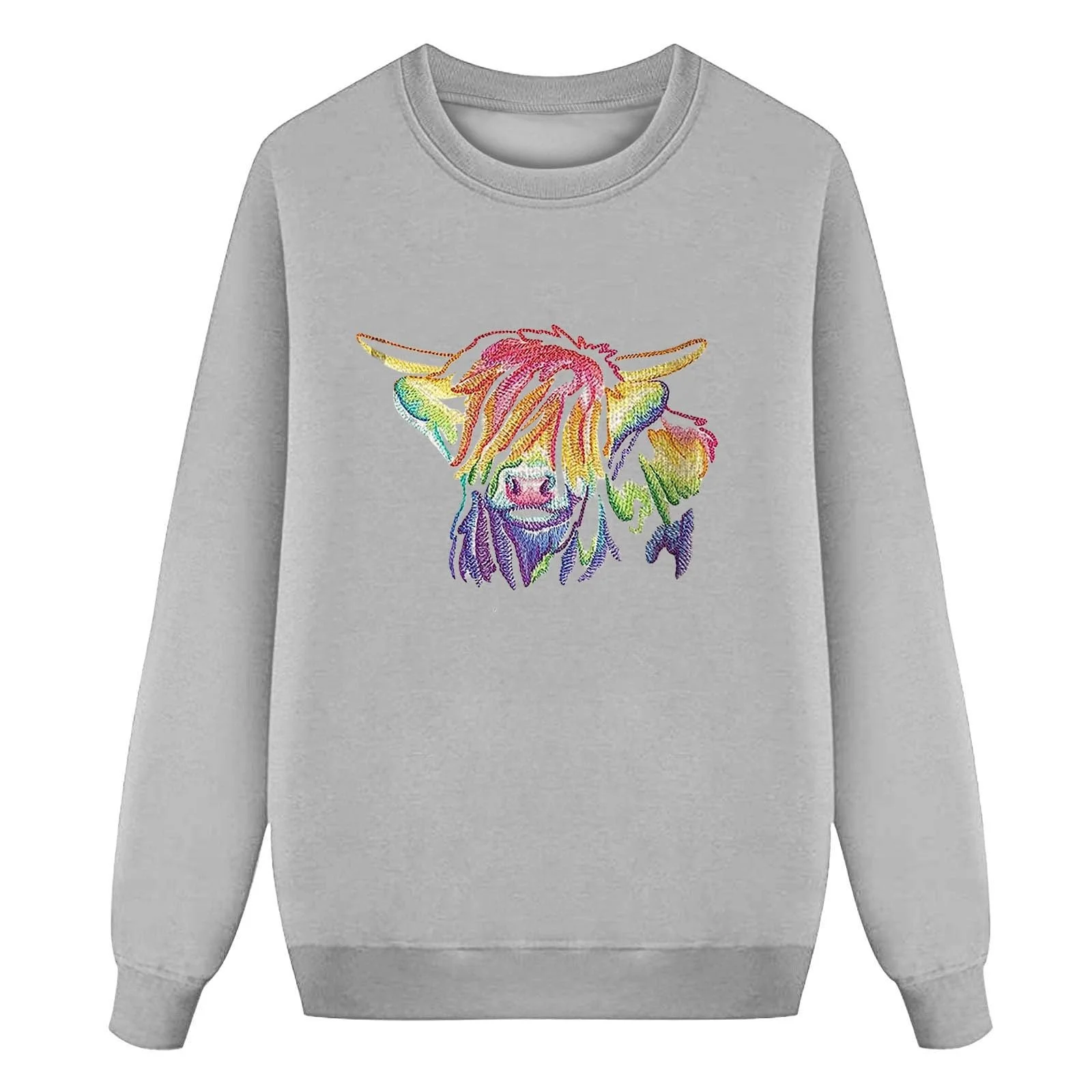 Рождественский свитер для детей, детский зимний джемпер с рождественским принтом коровы, теплая и удобная куртка-джемпер для мальчиков и девочек, фото №2