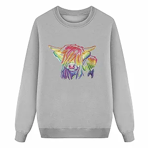 Рождественский свитер для детей, детский зимний джемпер с рождественским принтом коровы, теплая и удобная куртка-джемпер для мальчиков и девочек synthetic.ua - Фото 1