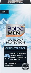 Зволожувальний крем для обличчя Balea Men Outdoor Protection Anti-Ageing SPF 15 75 мл synthetic.ua - Фото 1