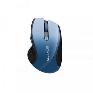 Мышка Canyon CNS-CMSW01BL Wireless Black/Blue (CNS-CMSW01BL) цена на synthetic.ua - Фото 1 Мышка Canyon CNS-CMSW01BL Wireless Black/Blue (CNS-CMSW01BL) synthetic.ua - Фото 1
