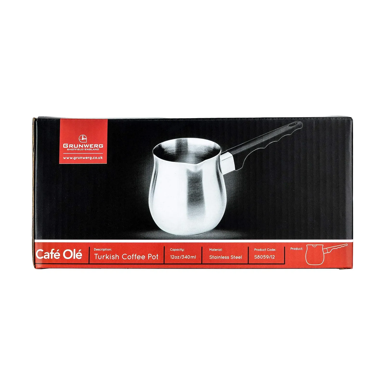 Турка Grunwerg Café Olé 340 мл Нержавеющая сталь, фото №6