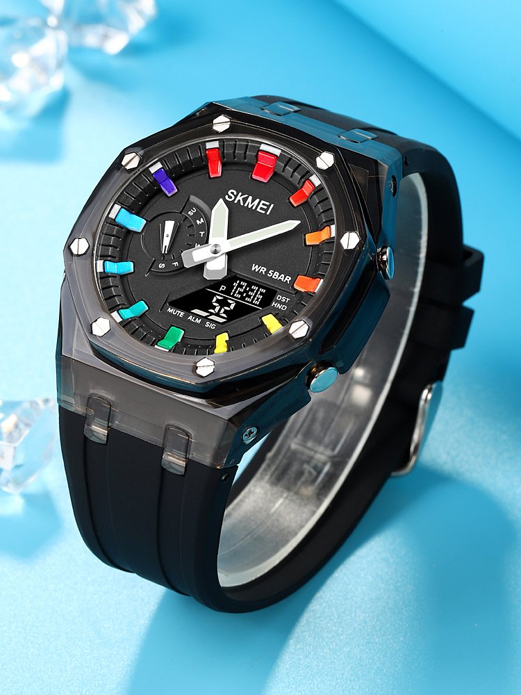 Годинник Skmei 2100BKBK Black-Black SALE, фото №4