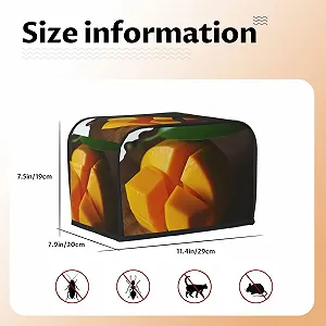 Чехол для тостера на 2 ломтика с двумя карманами Mango цена на synthetic.ua - Фото 1 Чехол для тостера на 2 ломтика с двумя карманами Mango synthetic.ua - Фото 1