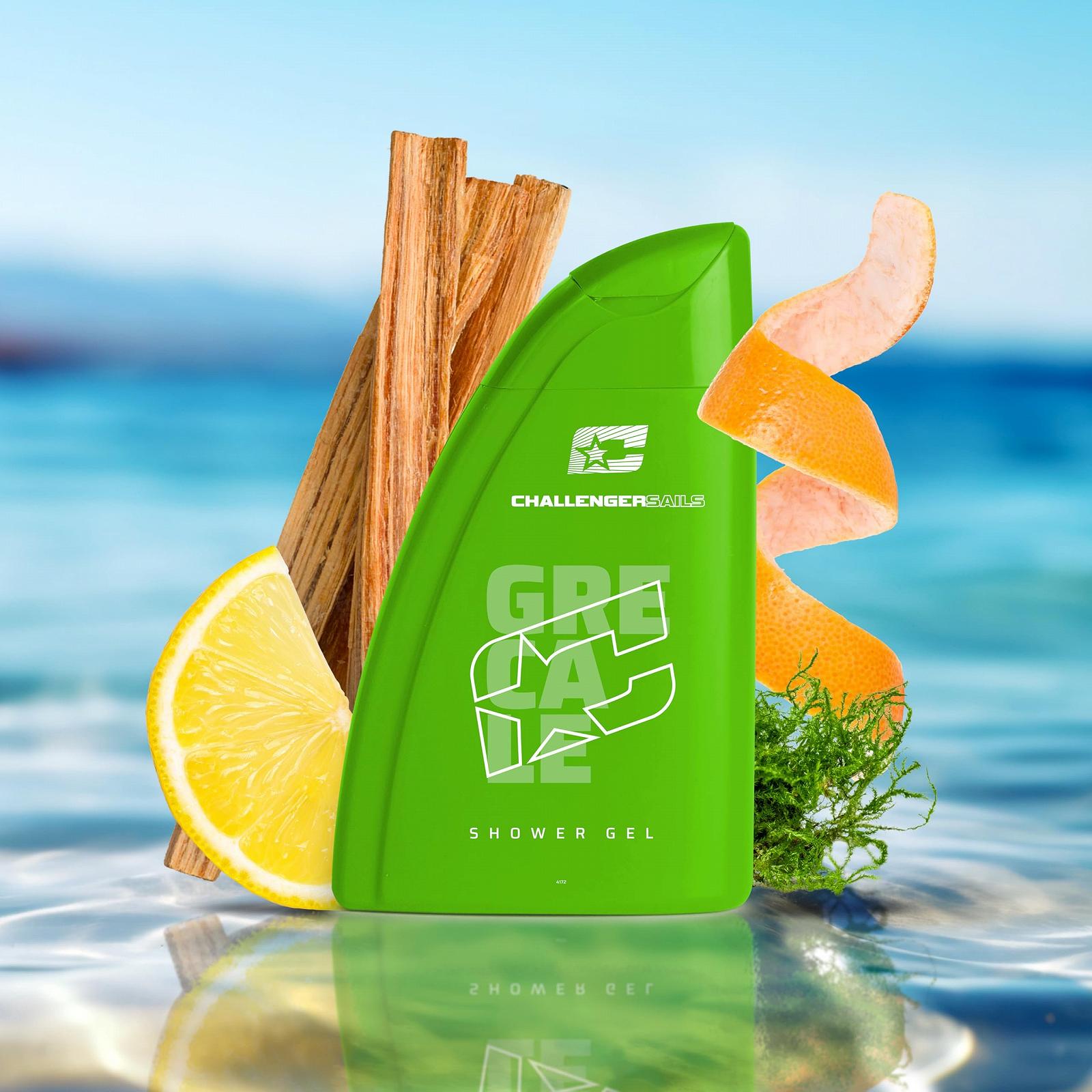 Гель для душа Challenger Sails Grecale освежающий увлажняющий для мужчин 300 мл, фото №2