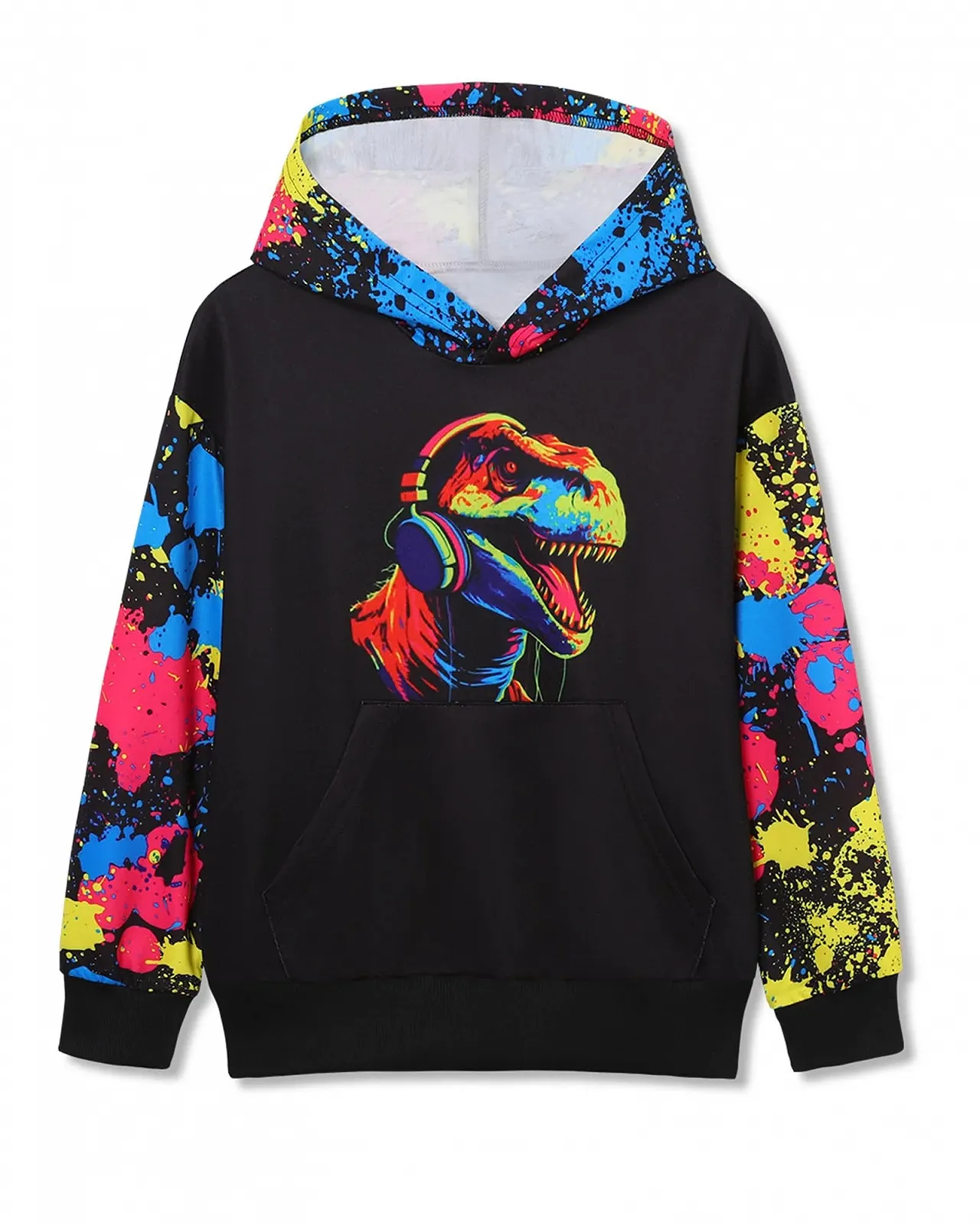 Худі Amissz для хлопчиків та дівчаток 3D з кишенею для дітей 6-16 років, фото №1