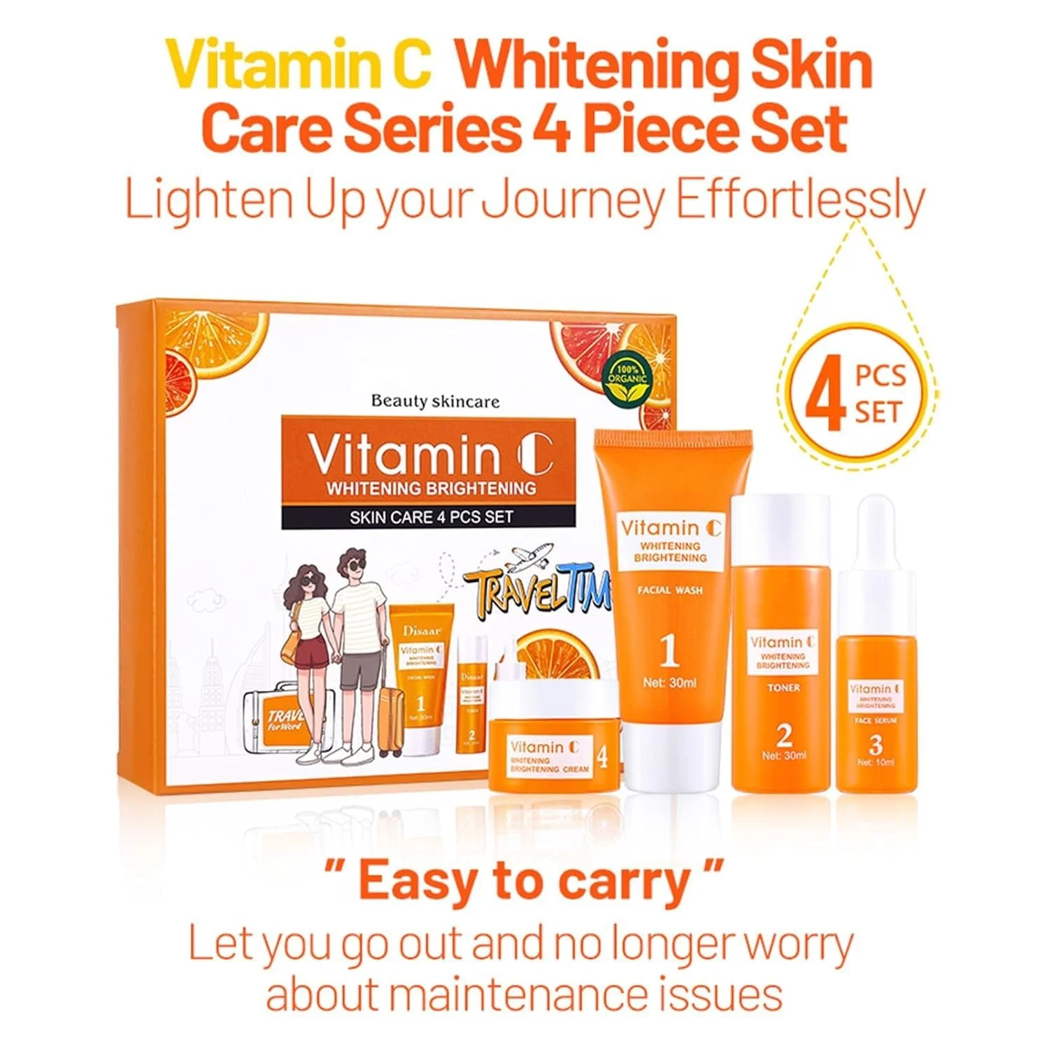 Набір для догляду за обличчям для жінок - Набір для догляду за шкірою з 4 предметів, фото №1