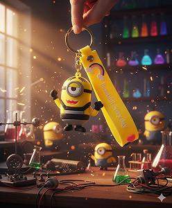 Брелок Миньон Гадкий Я Minion Стюарт Stuart фигурка игрушка для ключей, рюкзака, сумки 6 см Bre_68_6 synthetic.ua - Фото 1