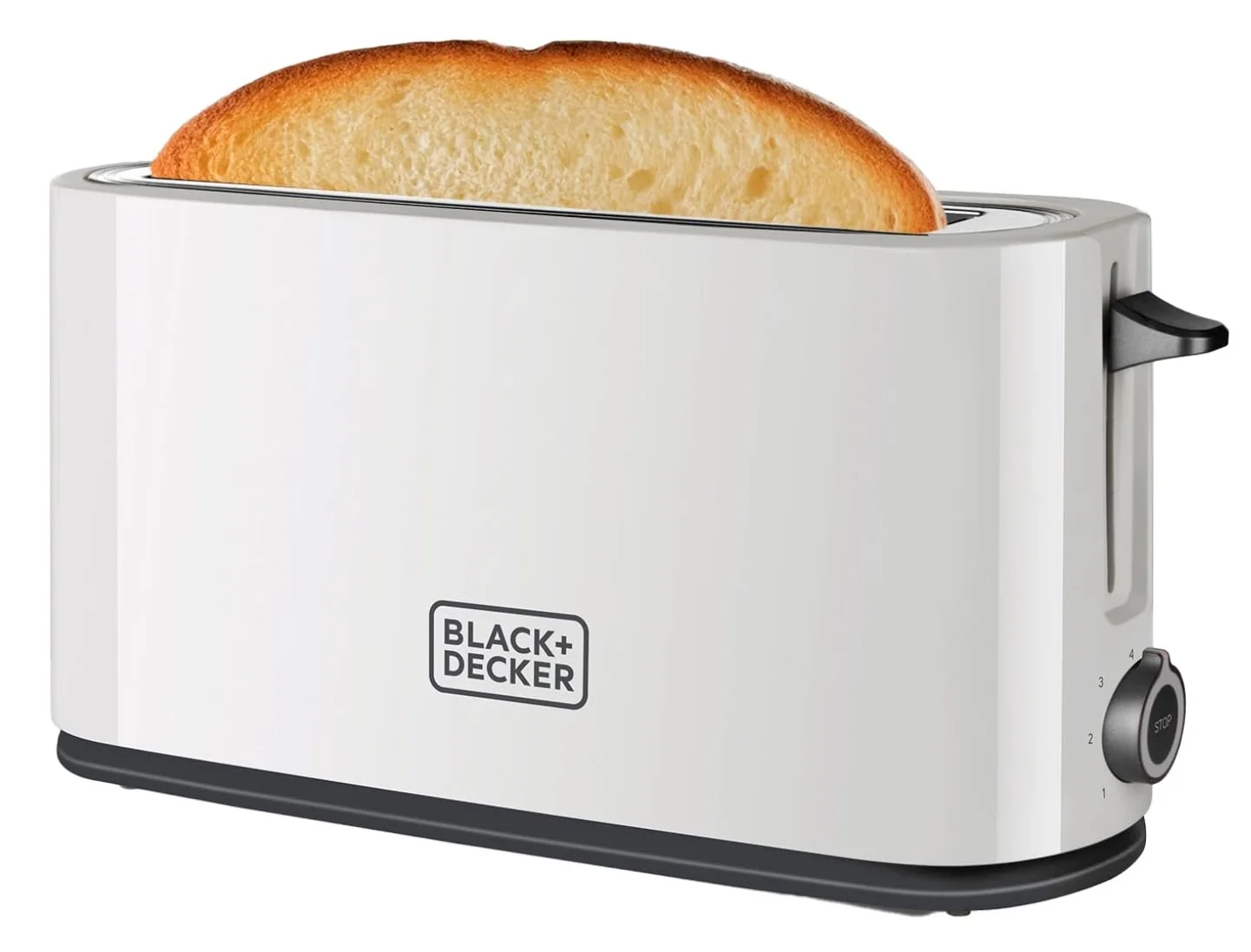 Тостер Black+Decker BXTO1001E / 1000 Вт / Білий, фото №1