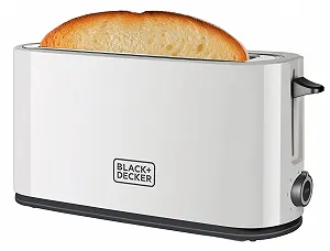 Купити Тостер Black+Decker BXTO1001E / 1000 Вт / Білий - Фото 1 Тостер Black+Decker BXTO1001E / 1000 Вт / Білий - Фото 1