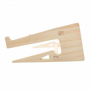 Подставка для ноутбука Деревянная Портативный Держатель для ноутбука с организацией кабелей Эргономичный Поднятый для ноутбуков Устойчивый к царапинам Компактный и стабильный для улучшенного комфорта - Фото 1