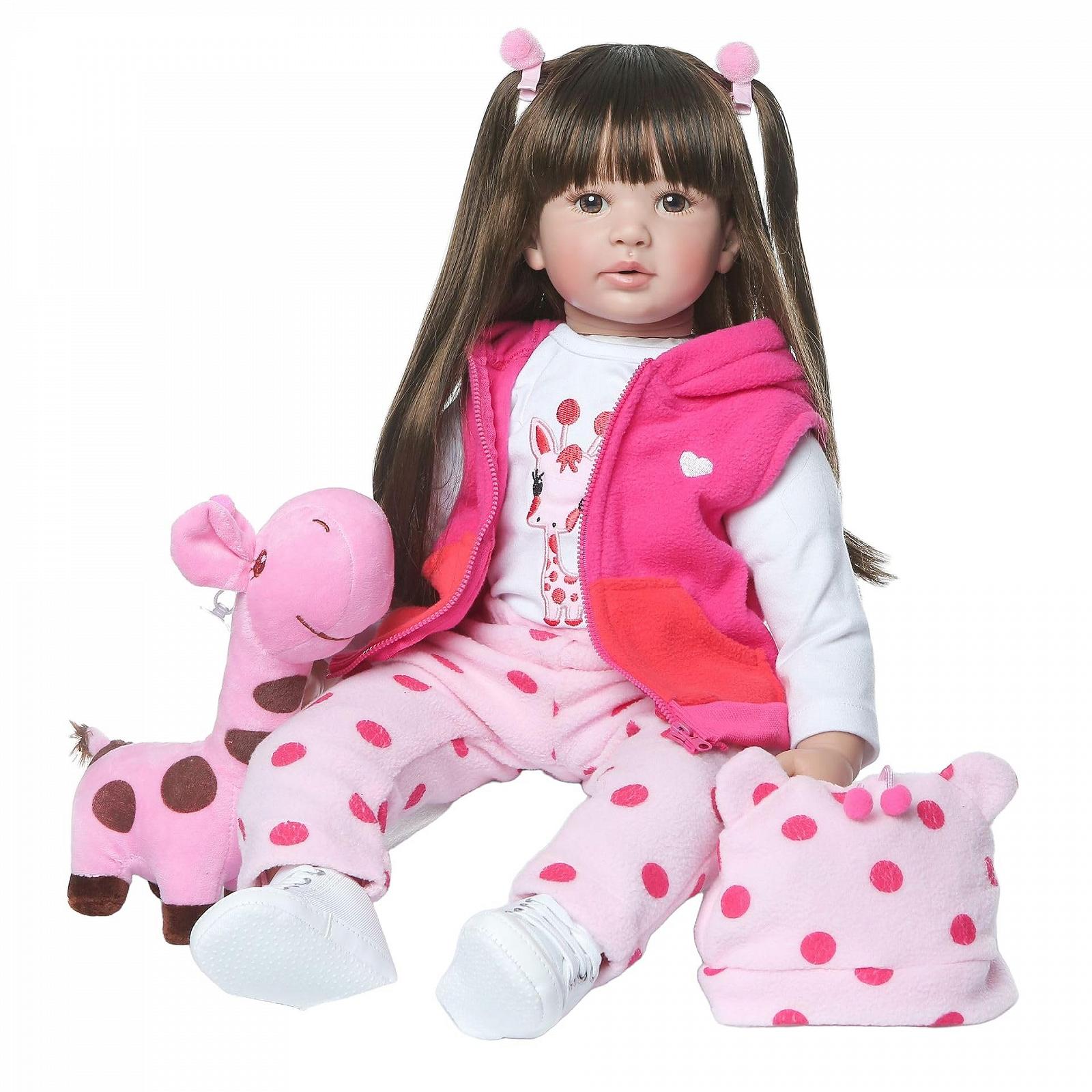 Кукла Tudofttg Reborn, 60 см, реалистичная, мягкий силикон, девочка, фото №4 Кукла Tudofttg Reborn, 60 см, реалистичная, мягкий силикон, девочка, фото №4