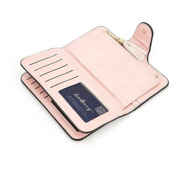 Женский кошелек для денег Baellerry N2341 Розовый, фото №1 Женский кошелек для денег Baellerry N2341 Розовый, фото №1