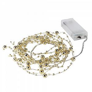 Гірлянда Ideen mit Herz LED Wire Fairy Lights, 40 LED, теплий білий, 125 см, на батарейках, з таймером - Фото 1