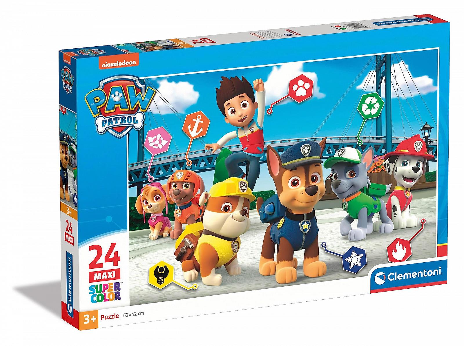 Пазл Clementoni PUZZLE MAXI PAW PATROL 24 деталі, фото №1