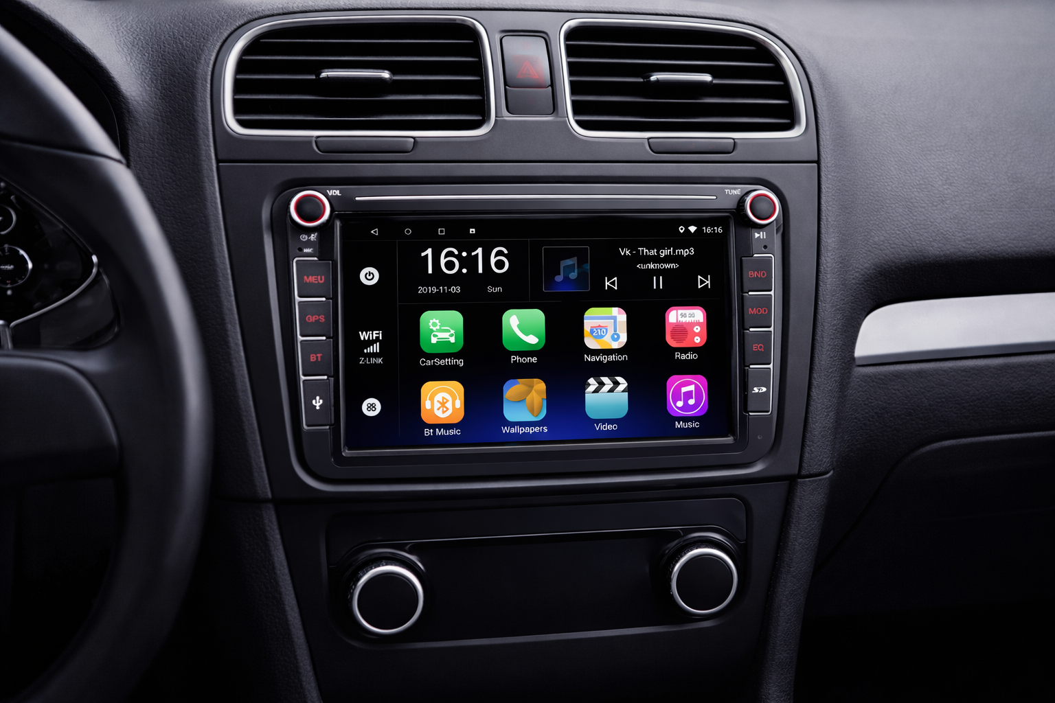 Штатная магнитола Volkswagen Skoda Seat VW Universal Android 8 дюймов, фото №2 Штатная магнитола Volkswagen Skoda Seat VW Universal Android 8 дюймов, фото №2