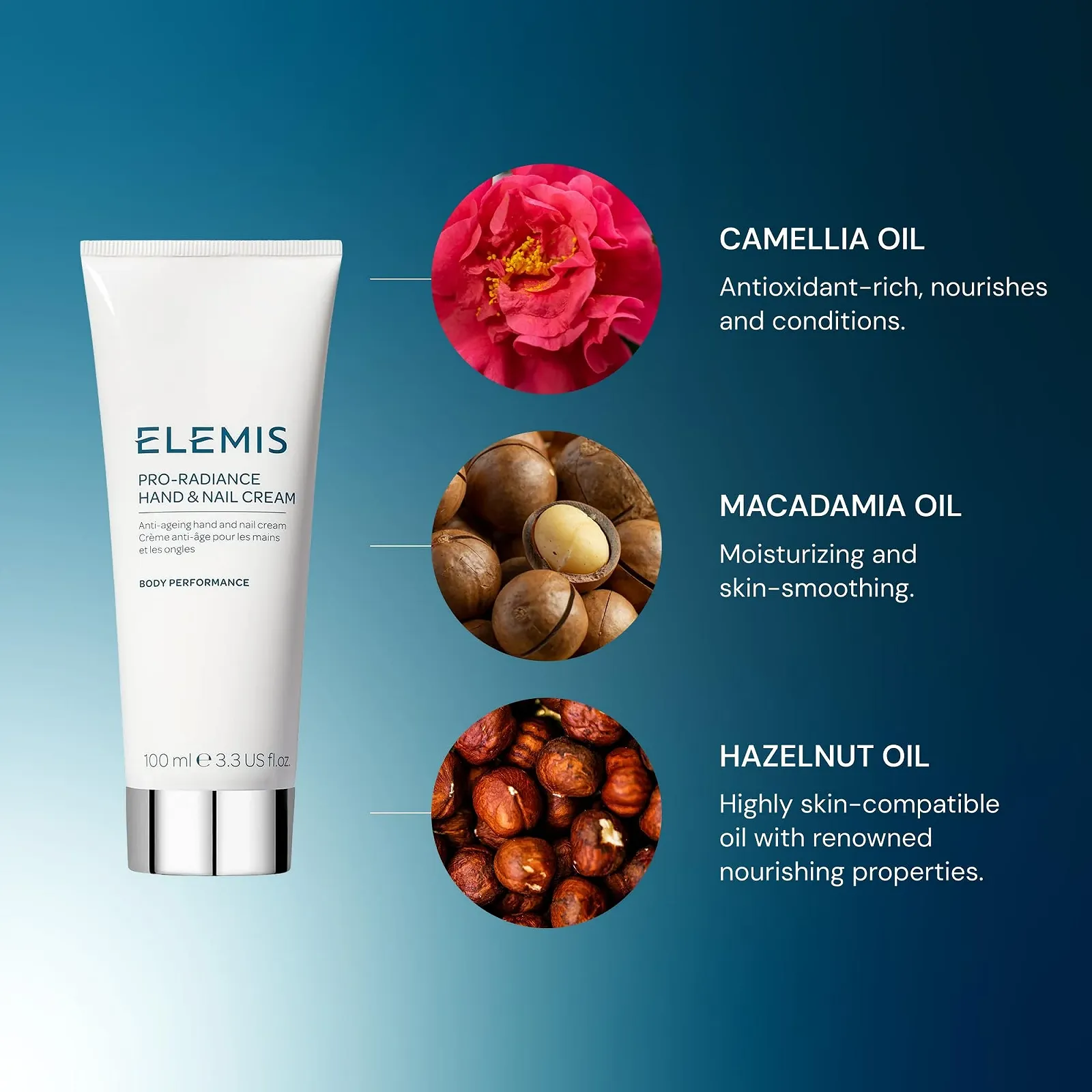 Крем для рук та нігтів Elemis Pro-Radiance, антивіковий, 100 мл, 1 шт, фото №4