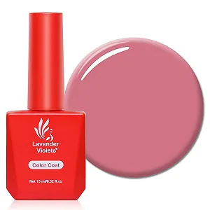 Гель-лак Lavender Violets Carnation A0025, 15 мл, бузковий - Фото 1