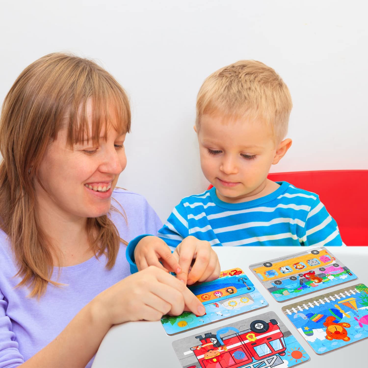 Деревянный пазл 64 элемента Машина в металлической коробке, фото №8 Деревянный пазл 64 элемента Машина в металлической коробке, фото №8