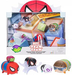Набор фигурок Человек-паук Marvel Tsum Tsum Deluxe, 7 см, в комплекте большой Человек-паук, Призрачный паук и другие, для детей от 6 лет - Фото 1