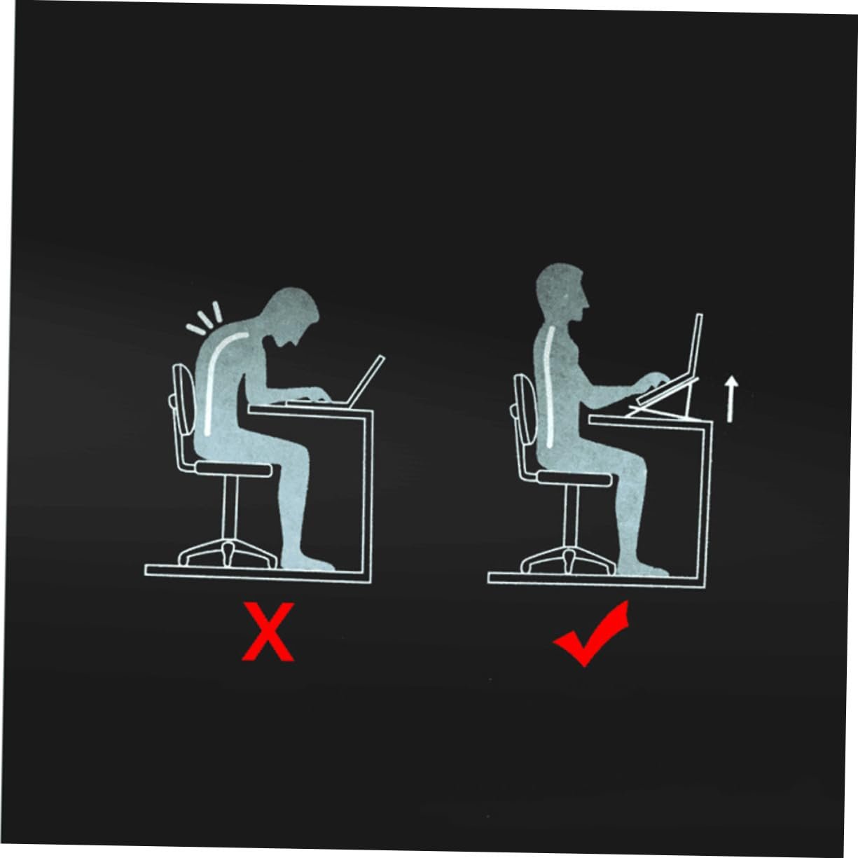 Підставка для ноутбука Дерев'яна SEWACC Портативна Легка Конструкція Міцна для Офісу та Дому, фото №9