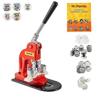 Прес для виготовлення значків VEVOR BJS-32-RD-01 / Red - Фото 1