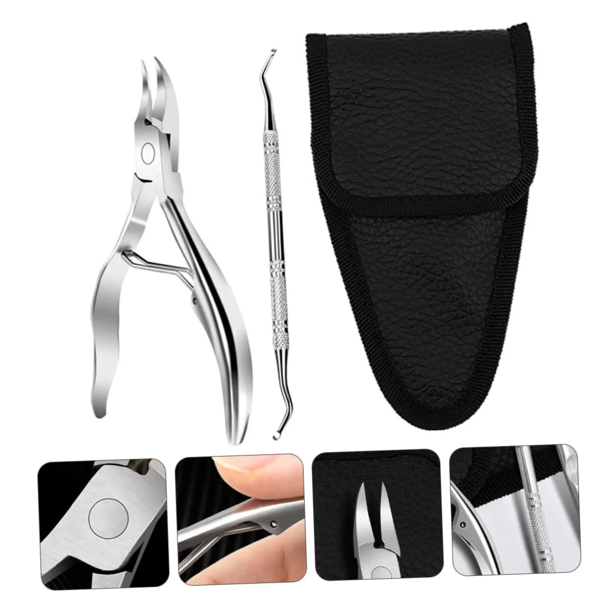 Набір для нігтів PACKOVE срібний, фото №5