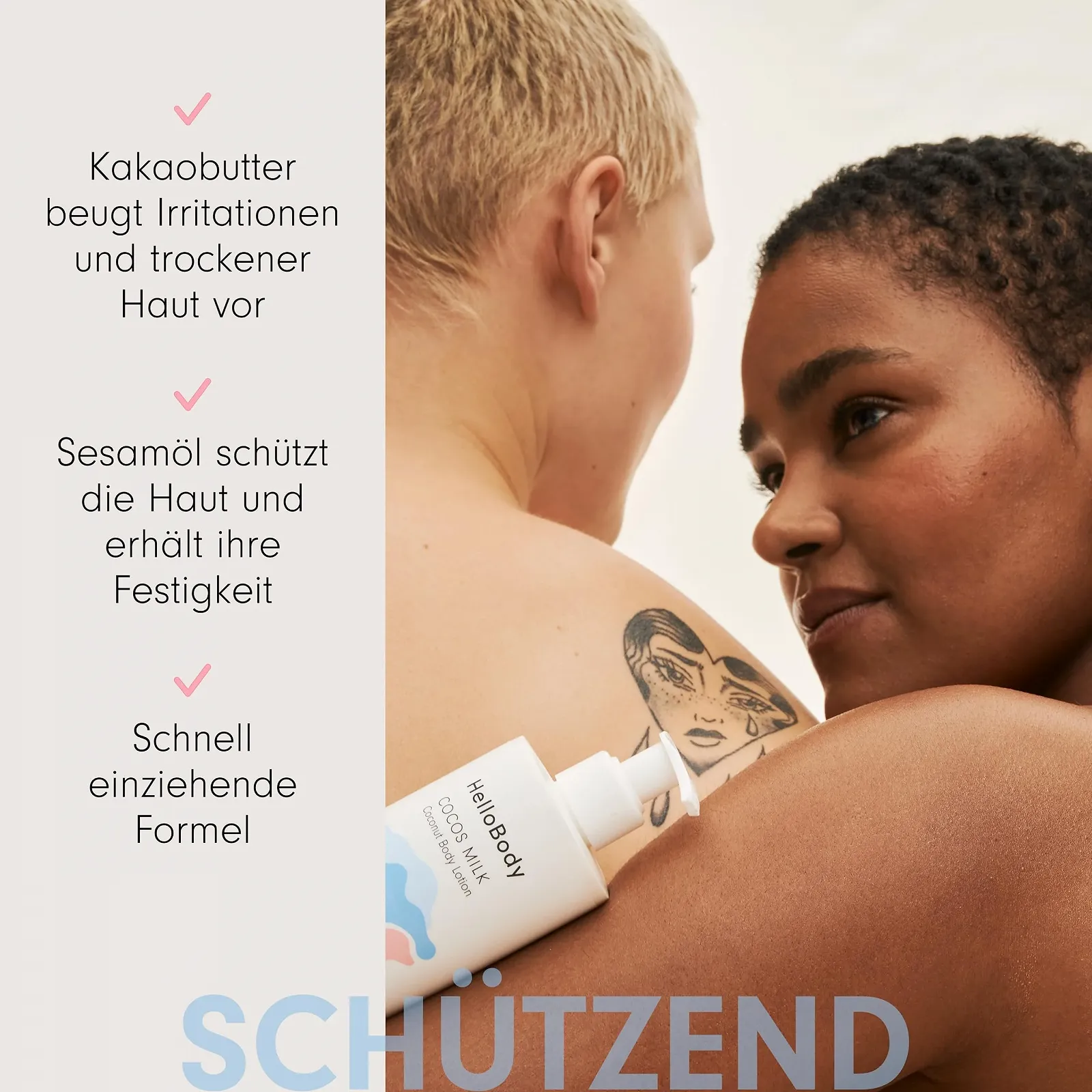 Лосьйон для тіла HelloBody Cocos Milk Зволожуючий 300 мл, фото №4 Лосьйон для тіла HelloBody Cocos Milk Зволожуючий 300 мл, фото №4