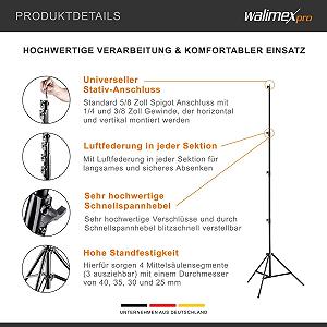 Штатив Walimex pro AIR 380 см Deluxe synthetic.ua - Фото 1