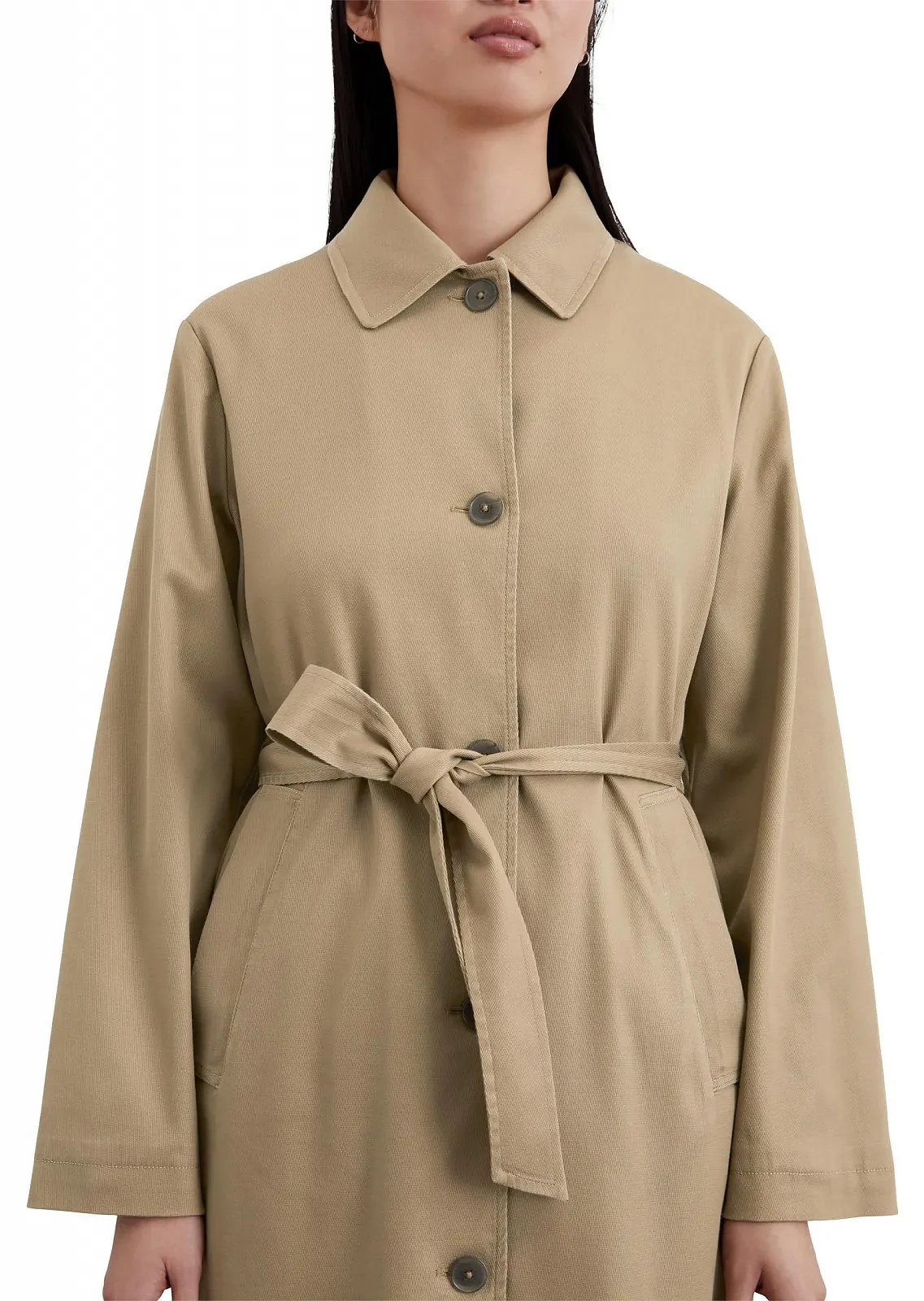 Тренч Marc O'Polo Relaxed Fit з коміром Кент, фото №2 Тренч Marc O'Polo Relaxed Fit з коміром Кент, фото №2