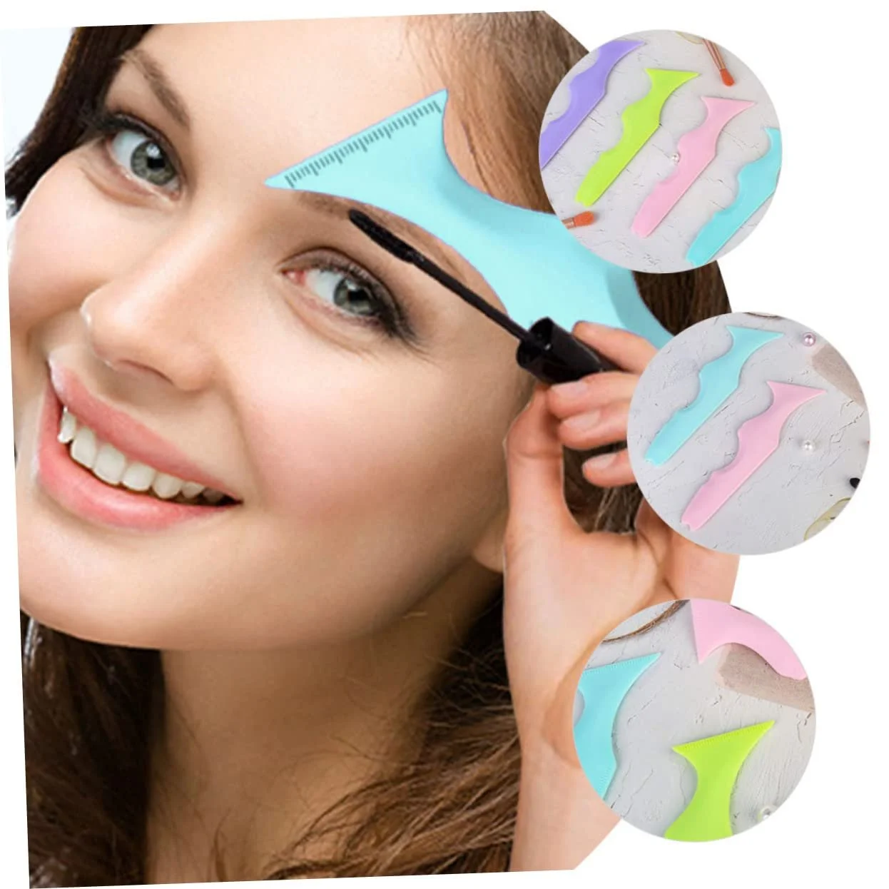 Трафарет для подводки глаз Jojofuny, силиконовый, косметический, многофункциональный, фото №4 Трафарет для подводки глаз Jojofuny, силиконовый, косметический, многофункциональный, фото №4