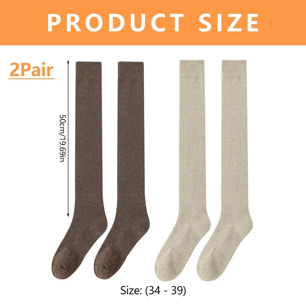 Жіночі шкарпетки вище коліна LUVDECO, 2 пари, фото №2