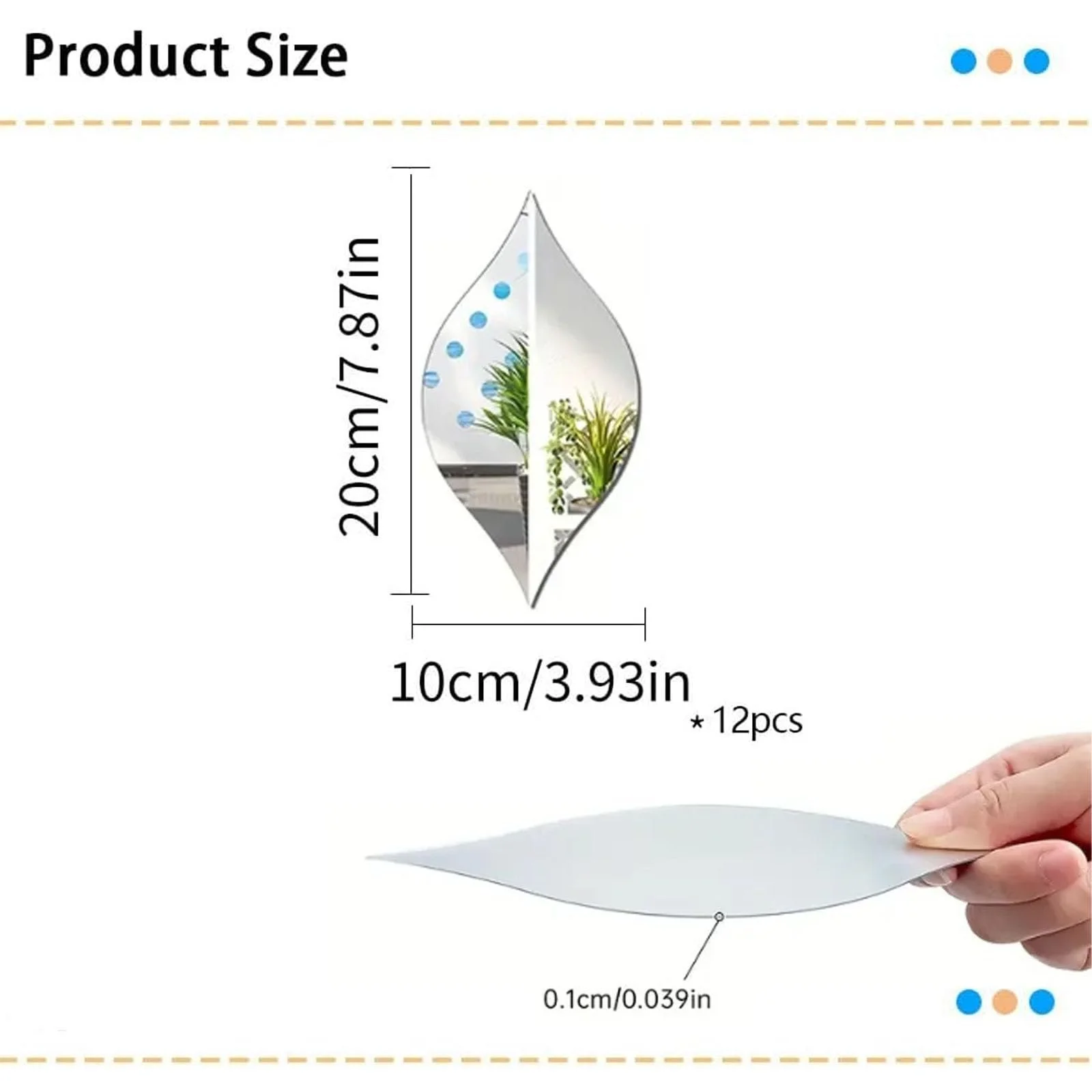 Наклейка-дзеркало на стіну Шестикутник 24 шт. Сріблястий, фото №2 Наклейка-дзеркало на стіну Шестикутник 24 шт. Сріблястий, фото №2