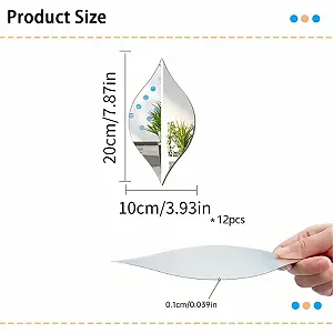 Наклейка-дзеркало на стіну Шестикутник 24 шт. Сріблястий synthetic.ua - Фото 1