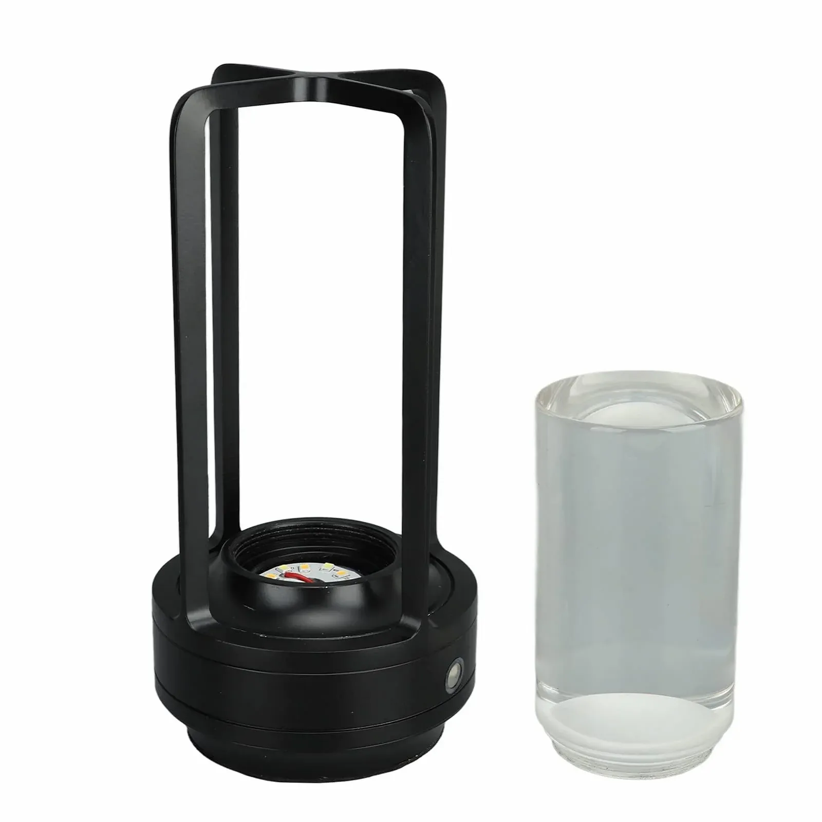 Настільна лампа YWBL-WH LED Бездротова Димерна 2000 mAh USB-C Чорний, фото №3