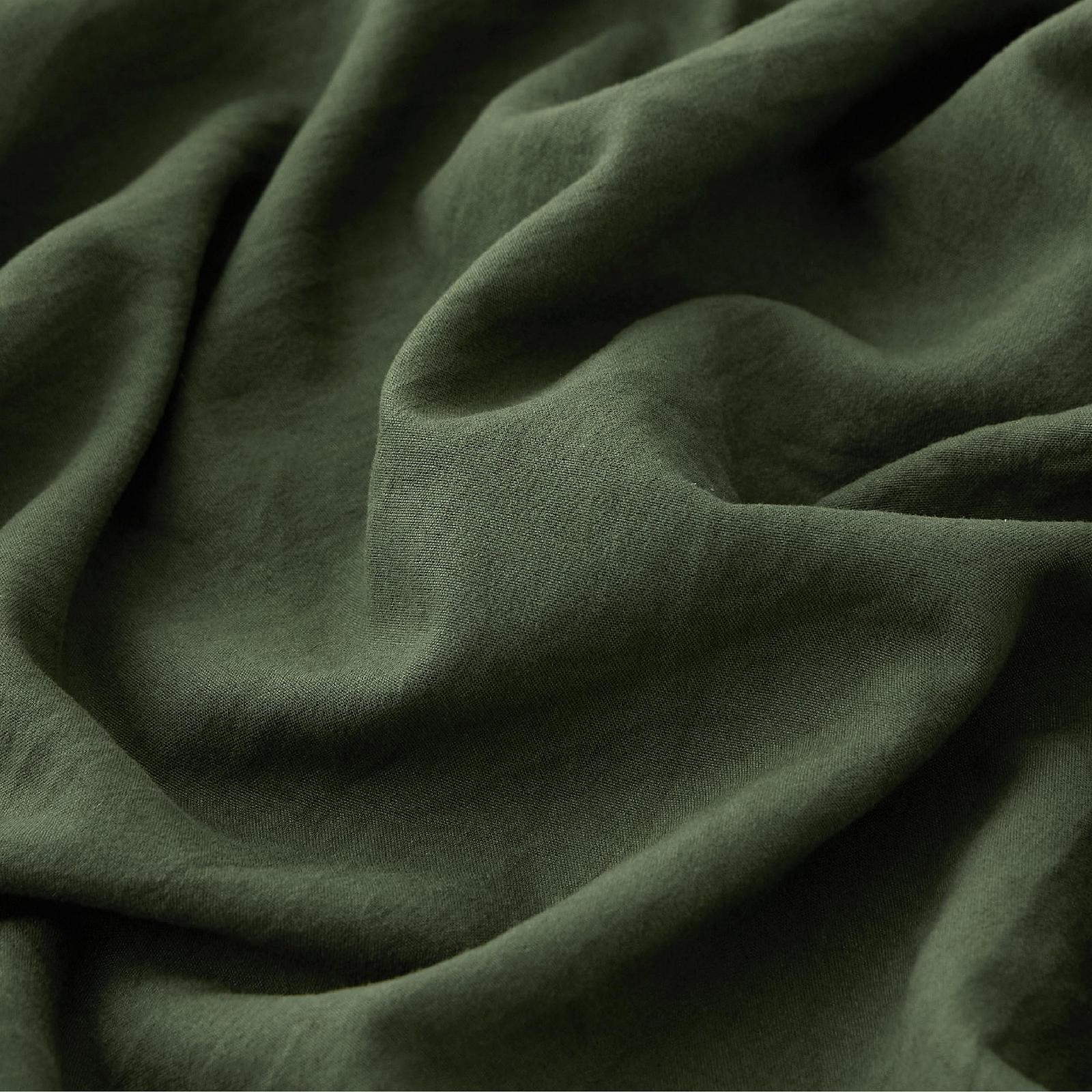 Постільна білизна BEDSURE, 4 предмети, підковдра 135 x 200 cm, комплект з 2 штук з 2 наволочками 80 x 80 cm, оливково-зелений, фото №3